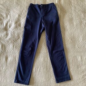 Old Navy High Waist Chino Pants Navy Blue Small Tall